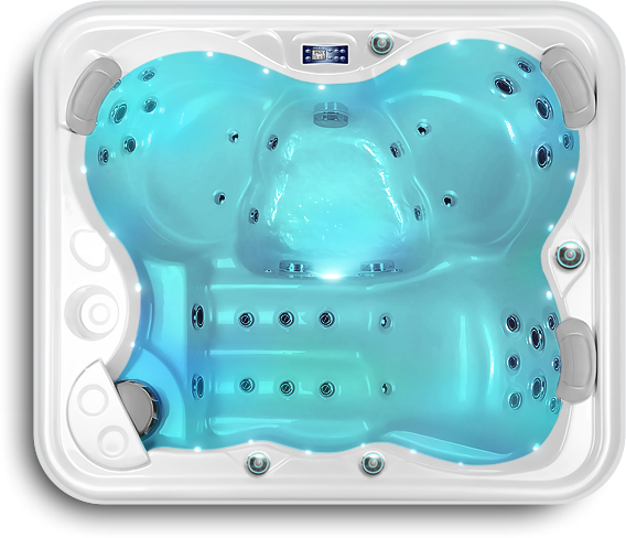 Hot tub Puerla Mini - Model 2+1 in a reduced and the most popular model Puerla is a proof that even a simple design can be beautiful